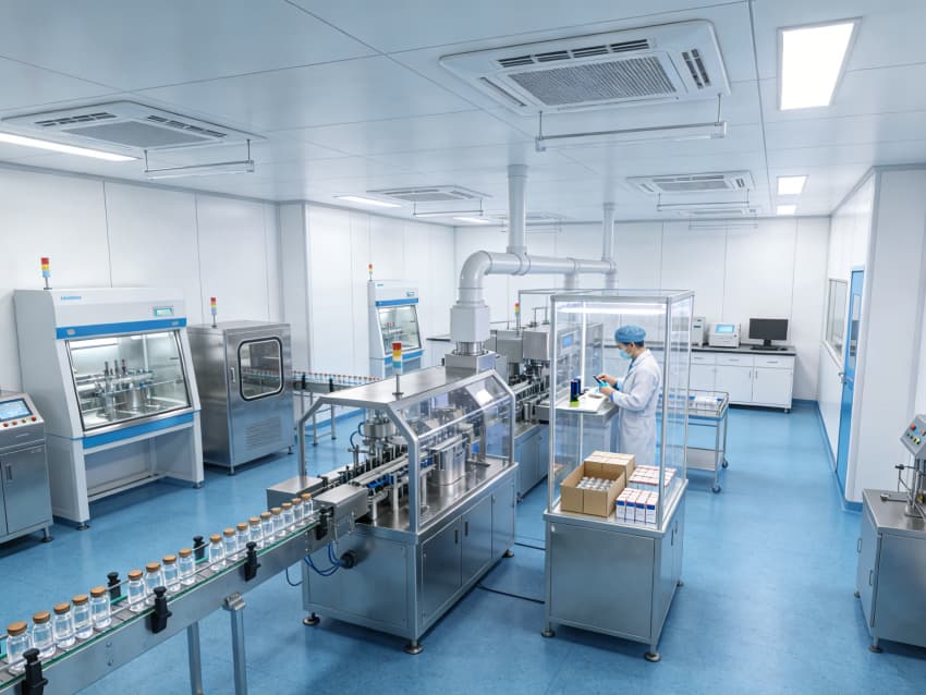 合肥CGT醫(yī)藥研發(fā)生產(chǎn)車(chē)間凈化裝修工程