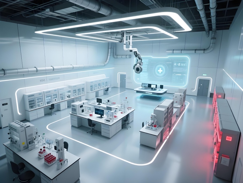 合肥1000平醫(yī)藥研發(fā)實(shí)驗(yàn)室設(shè)計方案效果分享